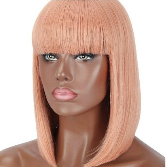 Pink Yaki Bob Wig main image 4